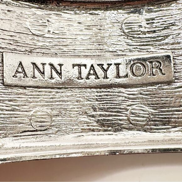 Ann Taylor Yellow Enamel Bracelet  Wide Bangle Magnetic Closure Preppy Jewelry - Picture 9 of 11